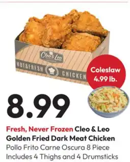 Stater Bros Cleo & Leo Golden Fried Dark Meat Chicken offer