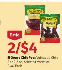 Stater Bros El Guapo Chile Pods Vainas de Chile offer