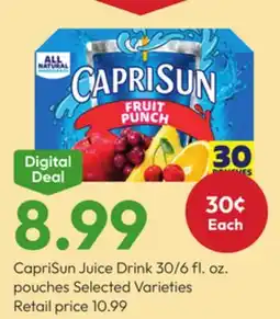 Stater Bros CapriSun Juice Drink offer