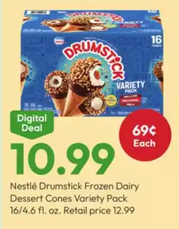 Stater Bros Nestlé Drumstick Frozen Dairy Dessert Cones Variety Pack offer