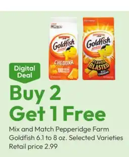 Stater Bros Pepperidge Farm Goldfish offer