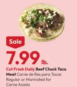 Stater Bros Beef Chuck Taco Meat offer
