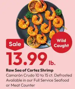 Stater Bros Raw Sea of Cortez Shrimp offer