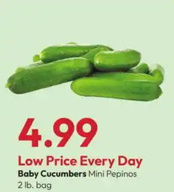 Stater Bros Baby Cucumbers offer