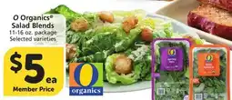Vons O Organics Salad Blends offer