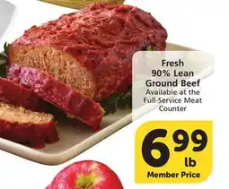 Vons Fresh 90% Lean Ground Beef offer