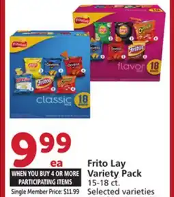 Vons Frito Lay Variety Pack offer
