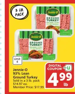 Vons Jennie-O 93% Lean Ground Turkey offer