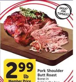 Vons Pork Shoulder Butt Roast offer