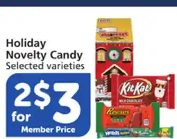 Vons Holiday Novelty Candy offer