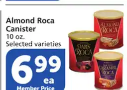 Vons Almond Roca Canister offer