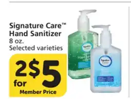 Vons Signature Care Hand Sanitizer offer