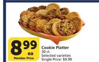 Vons Cookie Platter offer