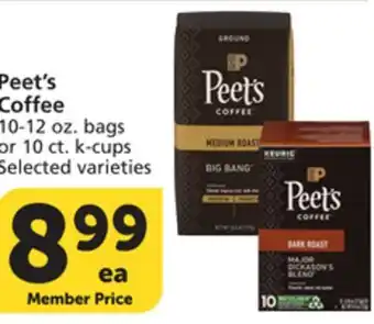 Vons Peet's Coffee offer