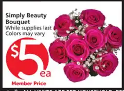 Vons Simply Beauty Bouquet offer