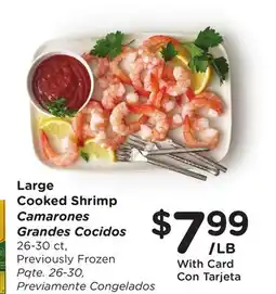 Ralphs Large Cooked Shrimp offer