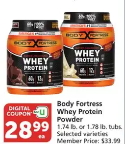 Vons Body Fortress Whey Protein Powder offer