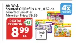 Vons Air Wick Scented Oil Refills offer