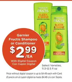 Ralphs Garnier Fructis Shampoo or Conditioner offer