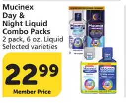 Vons Mucinex Day & Night Liquid Combo Packs offer