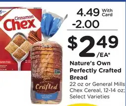 Ralphs Nature's Own Perfectly Crafted Bread offer