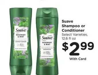 Ralphs Suave Shampoo or Conditioner offer