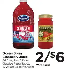 Ralphs Ocean Spray Cranberry Juice offer