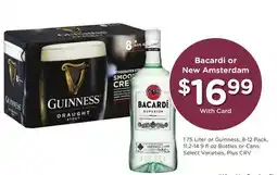 Ralphs Bacardi or New Amsterdam offer