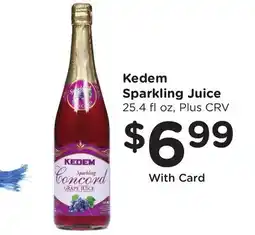 Ralphs Kedem Sparkling Juice offer