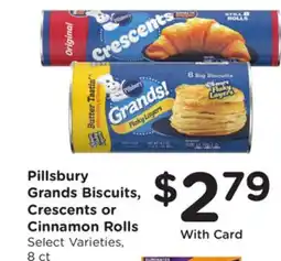 Ralphs Pillsbury Grands Biscuits, Crescents or Cinnamon Rolls offer
