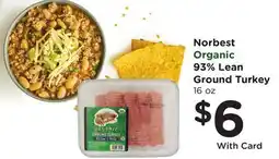Ralphs Norbest Organic 93% Lean Ground Turkey offer
