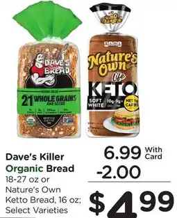 Ralphs Dave's Killer Bread offer
