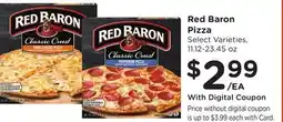 Ralphs Red Baron Pizza offer
