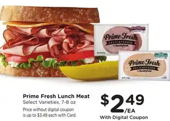Ralphs Prime Fresh Lunch Meat offer