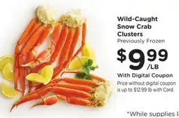 Ralphs Wild-Caught Snow Crab Clusters offer