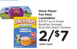 Ralphs Oscar Mayer Fun Pack Lunchables offer