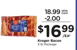 Ralphs Kroger Bacon offer