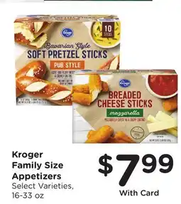 Ralphs Kroger Family Size Appetizers offer