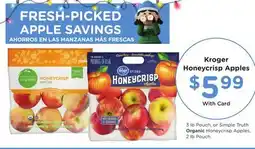 Ralphs Kroger Honeycrisp Apples offer