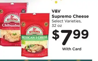 Ralphs V&V Supremo Cheese offer