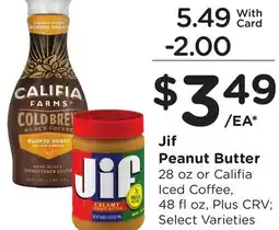 Ralphs Jif Peanut Butter offer