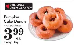 Pavilions Pumpkin Cake Donuts offer