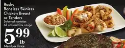 Pavilions Rocky Boneless Skinless Chicken Breast or Tenders offer
