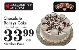 Pavilions Chocolate Baileys Cake offer