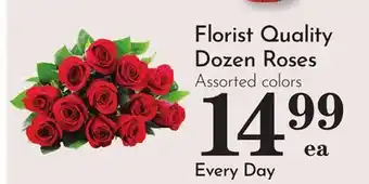 Pavilions Florist Quality Dozen Roses offer