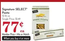 Pavilions Signature SELECT Pasta offer