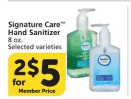 Pavilions Signature Care Hand Sanitizer offer