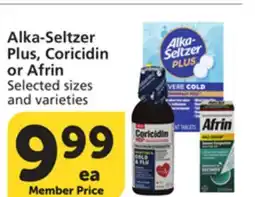 Pavilions Alka-Seltzer Plus, Coricidin or Afrin offer