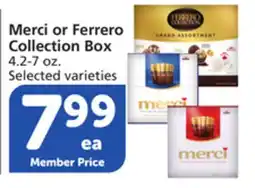 Pavilions Merci or Ferrero Collection Box offer