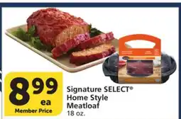 Albertsons Signature SELECT Home Style Meatloaf offer